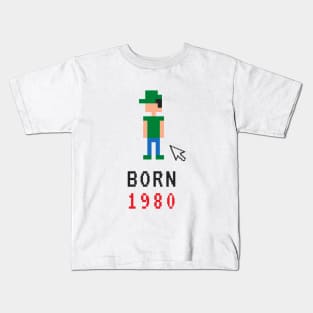 Born in 1980 Kids T-Shirt